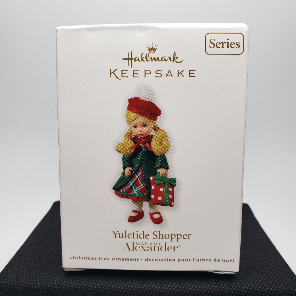 NIB Hallmark Keepsake Ornament: Yuletide Shopper, Madame Alexander Series